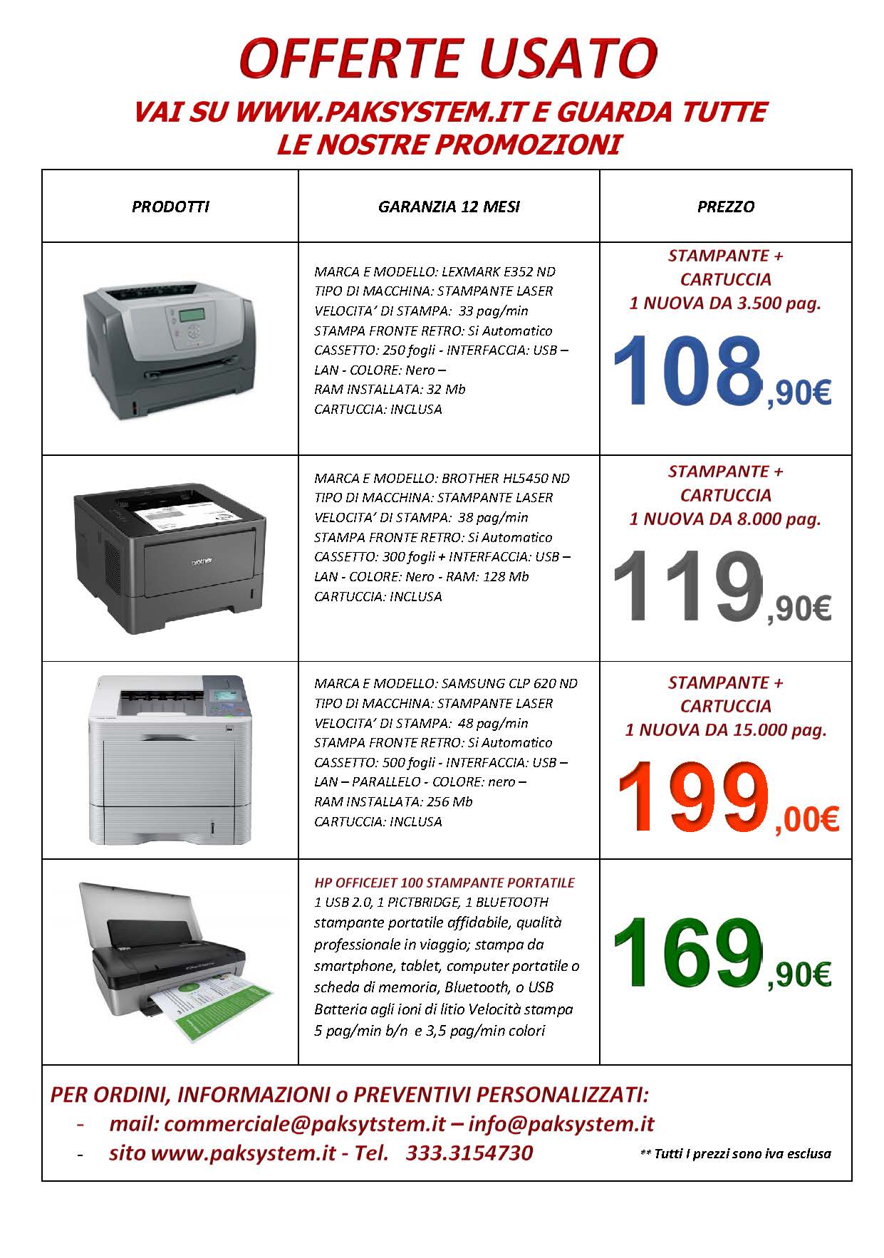 Noleggio PAK System