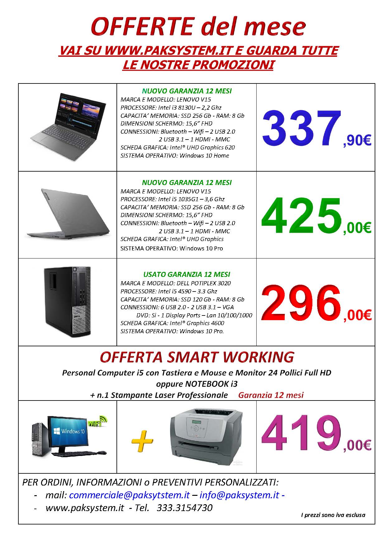 Promo PAK System